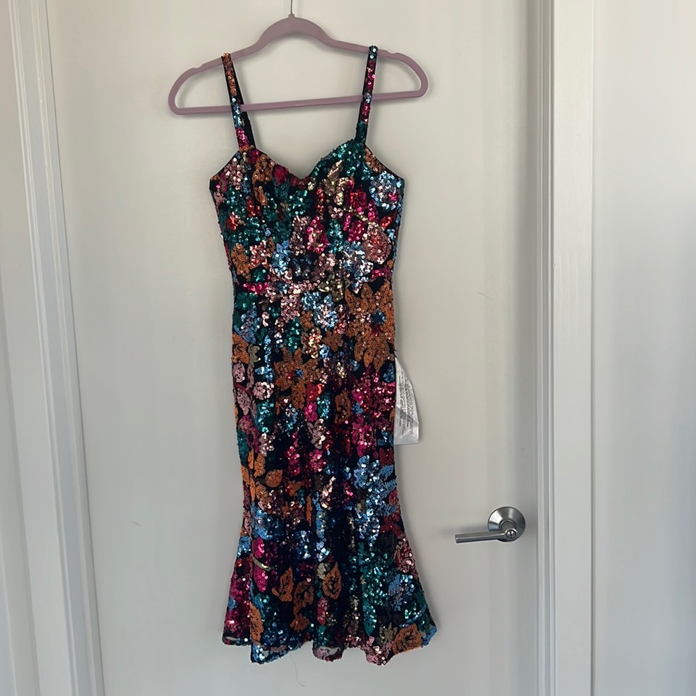 Dress the population Noelle Tango dress NWT